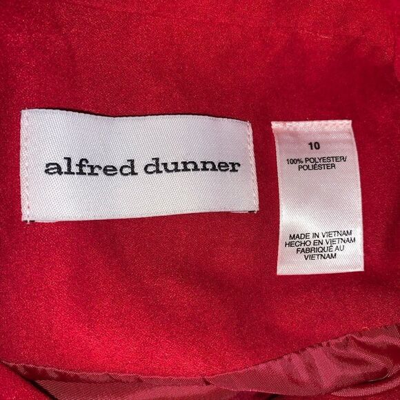 Alfred Dunner Faux Suede Button Front Jacket - Picture 6 of 6